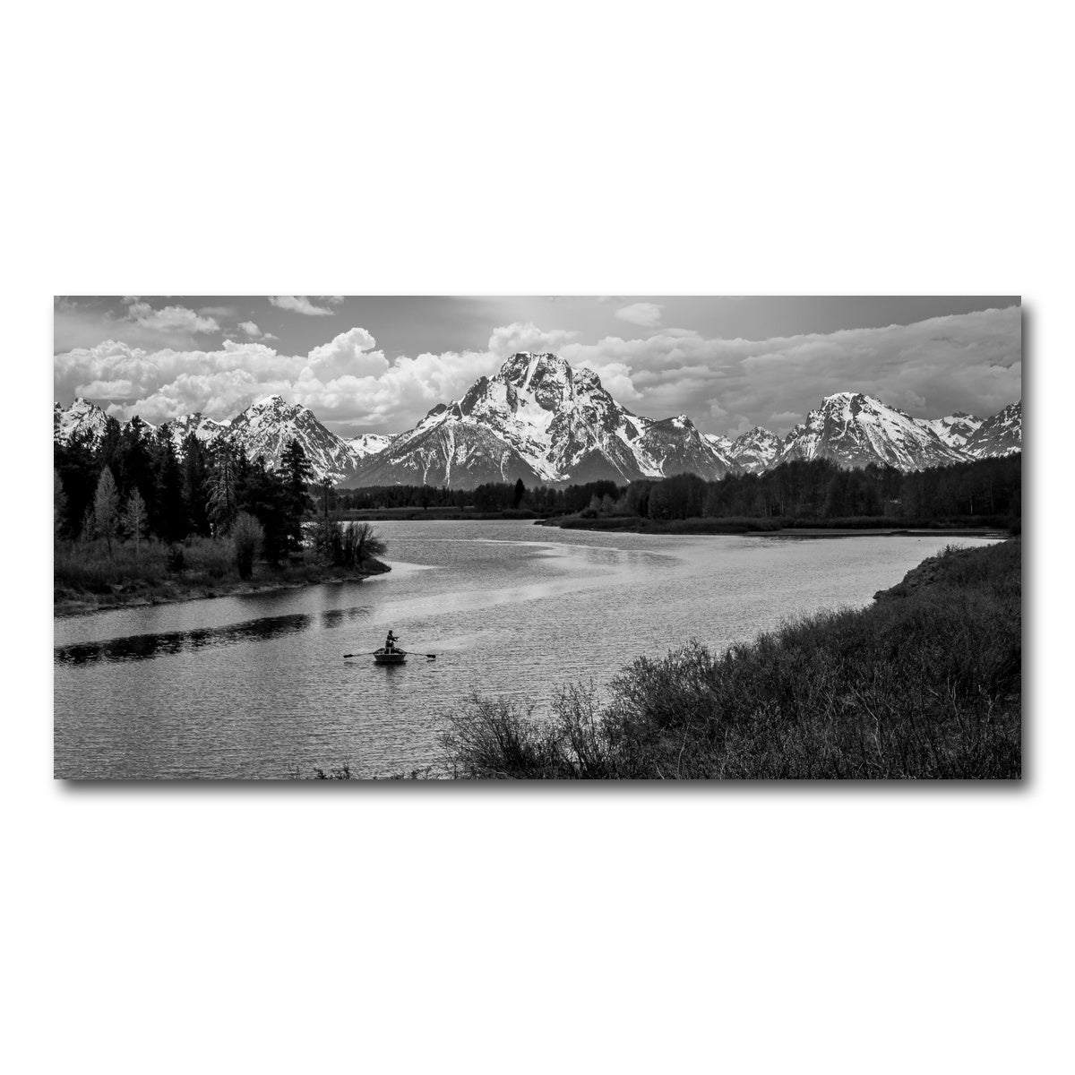 AUTO-MOCKUP WHITE | Snake River in the Grand Teton National Park | 1 Piece | Gallery Wrap Canvas | group=2x1