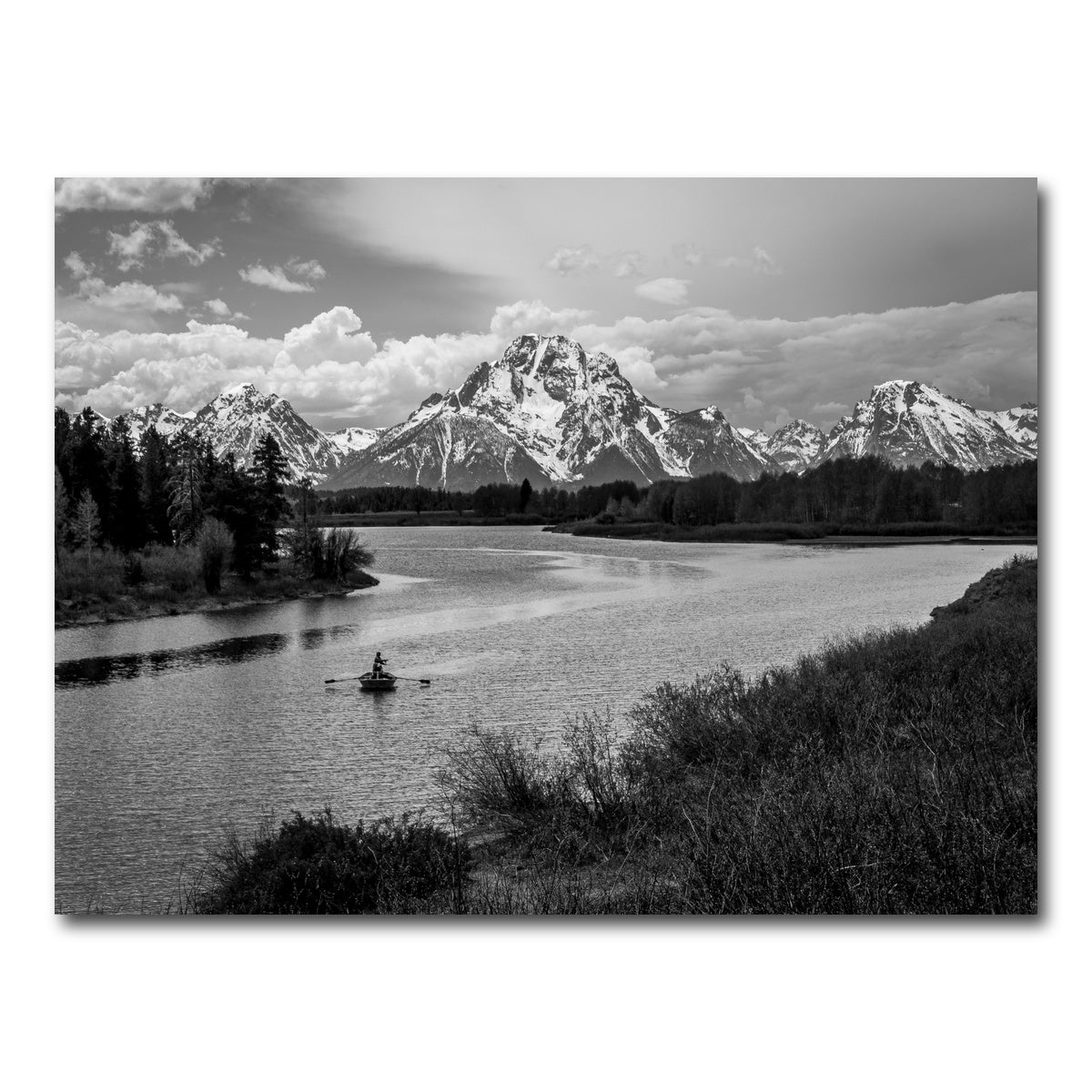 AUTO-MOCKUP WHITE | Snake River in the Grand Teton National Park | 1 Piece | Gallery Wrap Canvas | group=4x3
