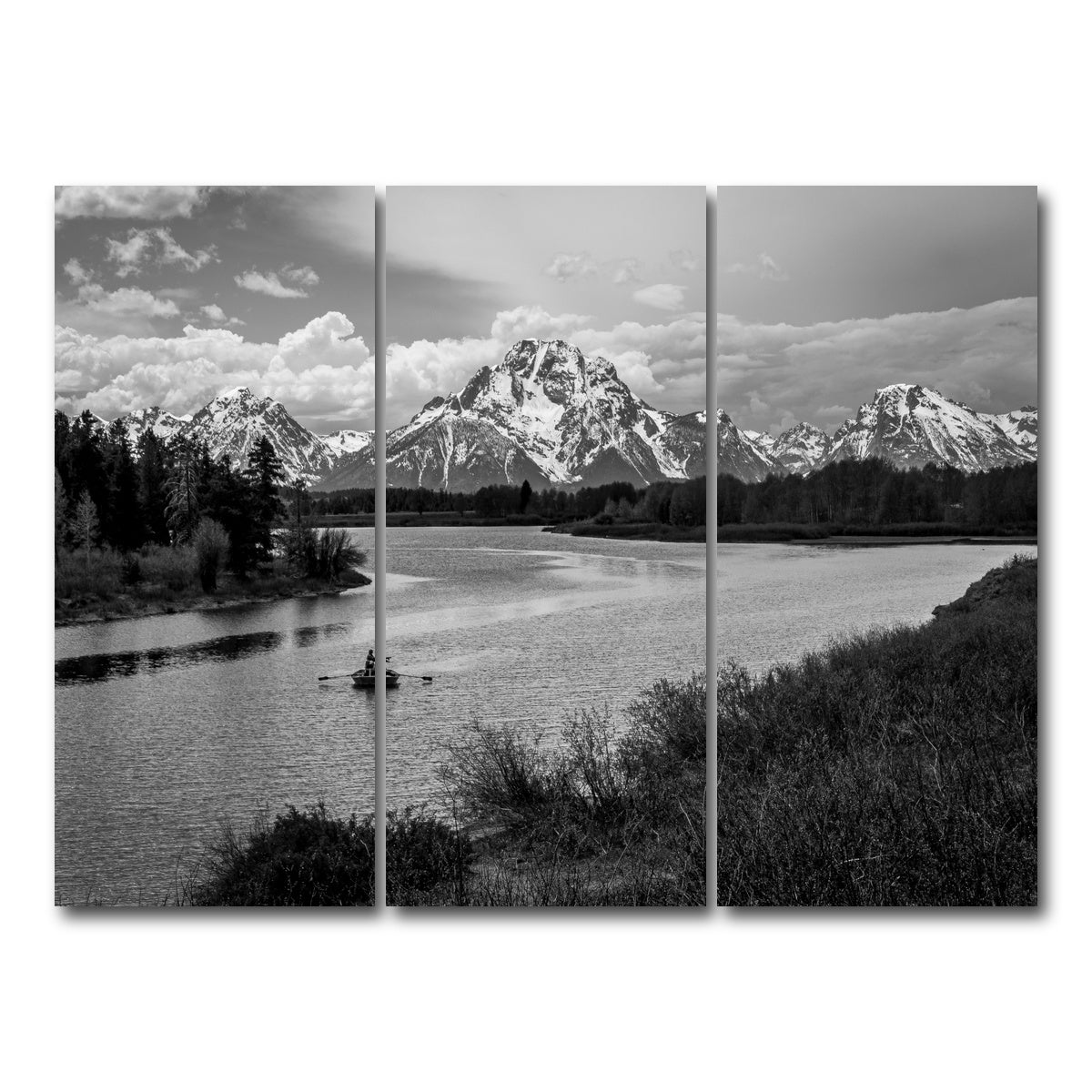 AUTO-MOCKUP WHITE | Snake River in the Grand Teton National Park | 3 Piece | Gallery Wrap Canvas | group=8x18
