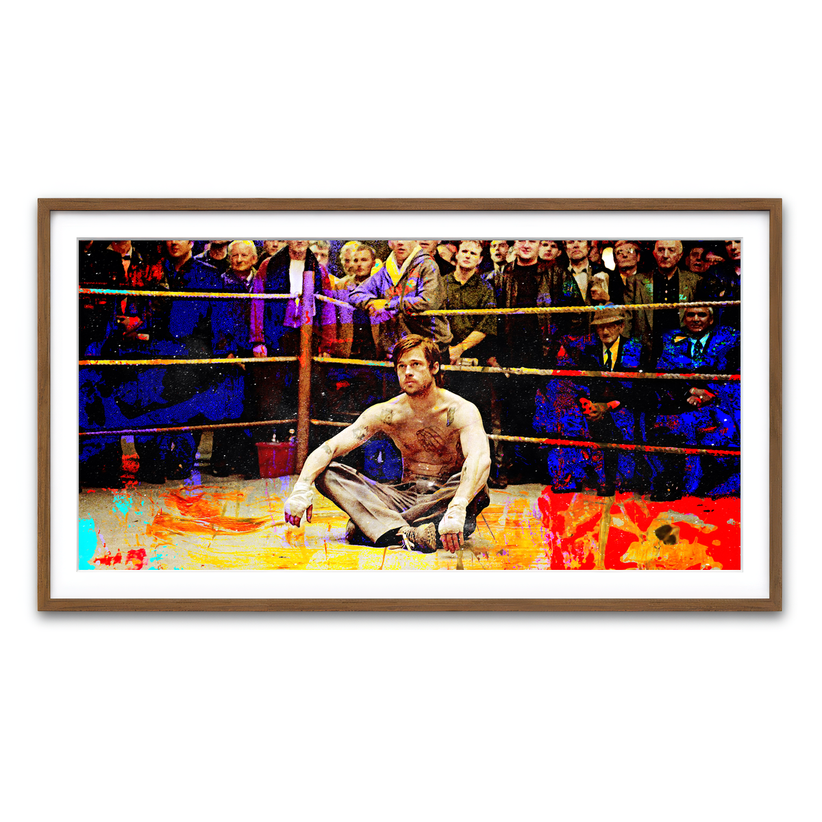 Framed Print 2x1 Walnut