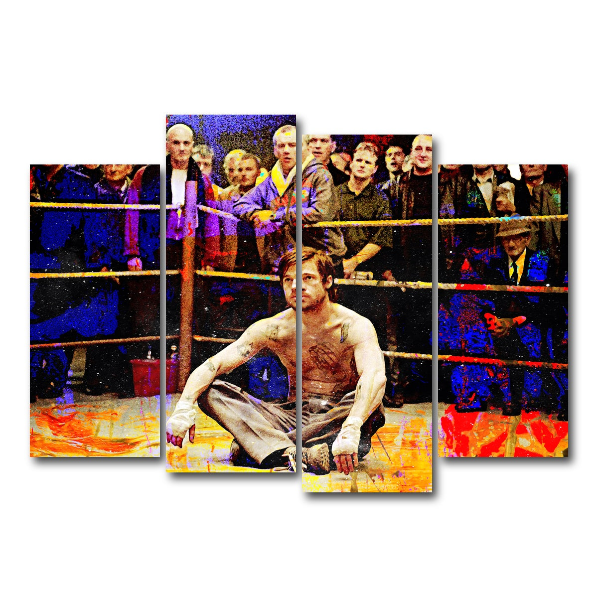 AUTO-MOCKUP WHITE | Snatch - Mickey | 4 Piece | Gallery Wrap Canvas | group=4_normal