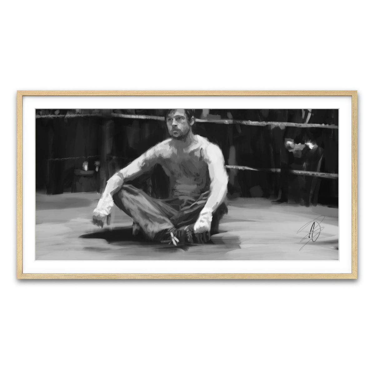 Framed Print 2x1 Natural