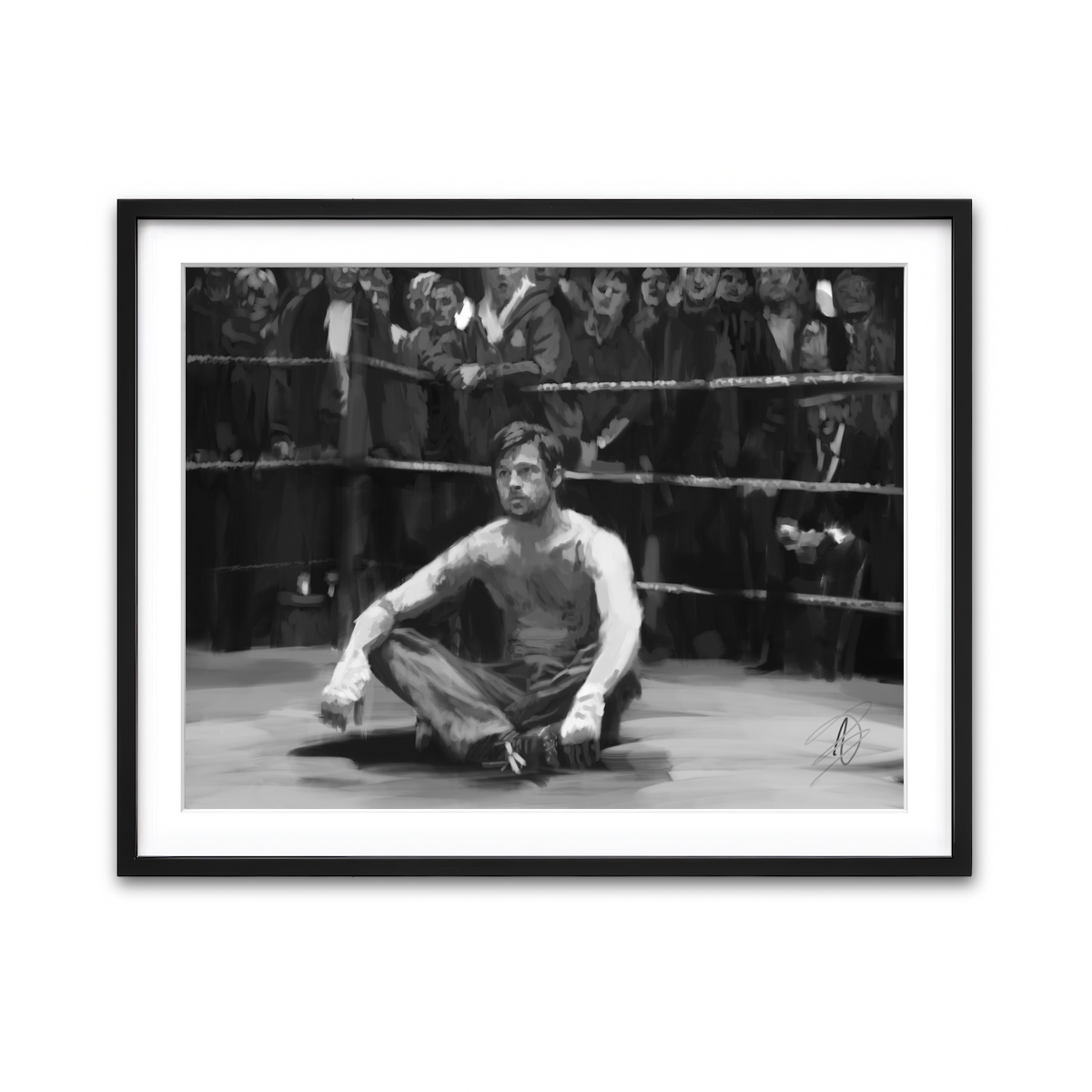 Framed Print 4x3 Black