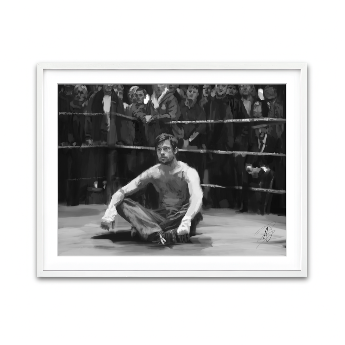 Framed Print 4x3 White