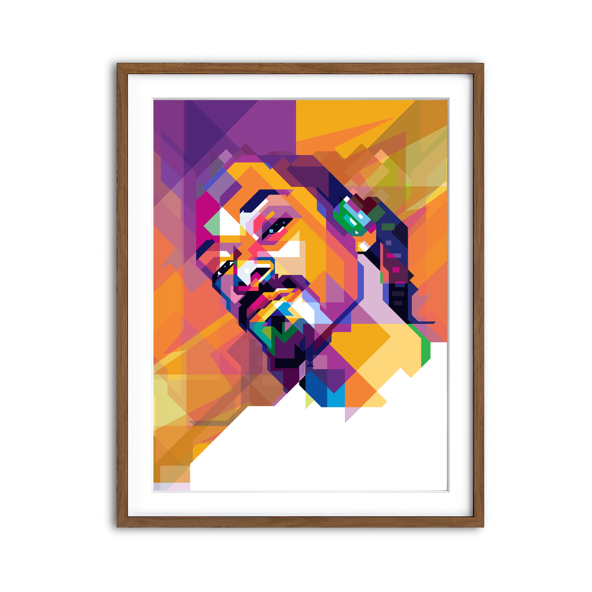 Framed Print 3x4 Walnut