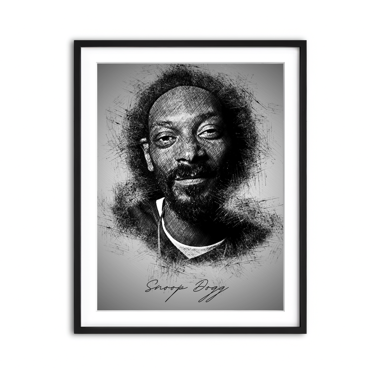 Framed Print 3x4 Black