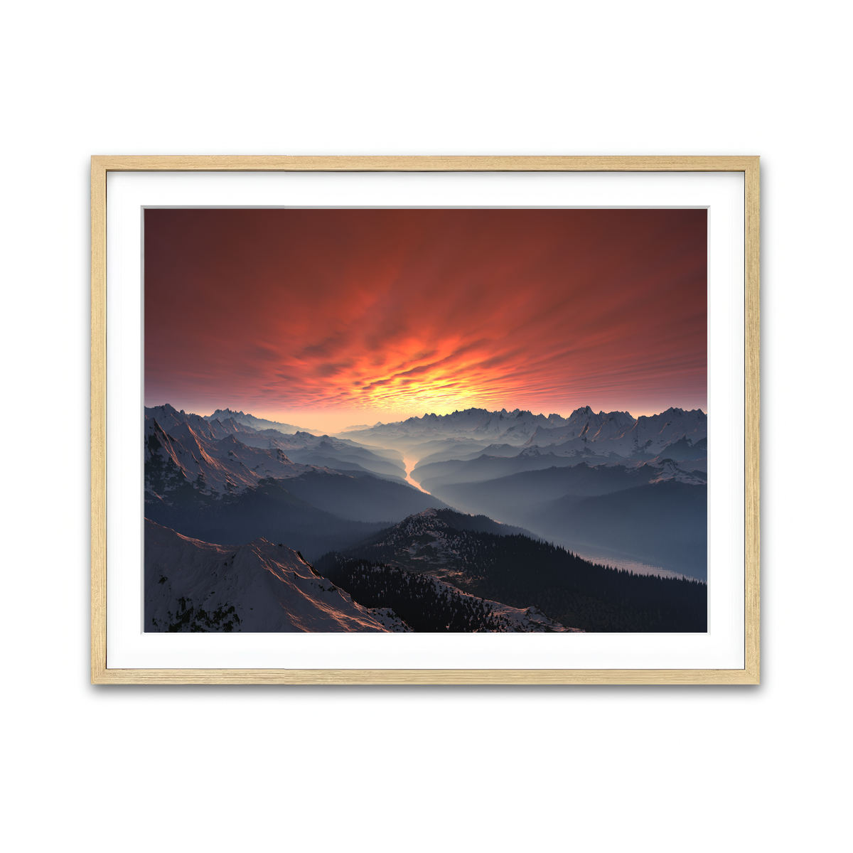 Framed Print 4x3 Natural