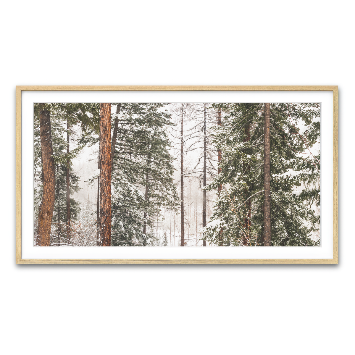 Framed Print 2x1 Natural