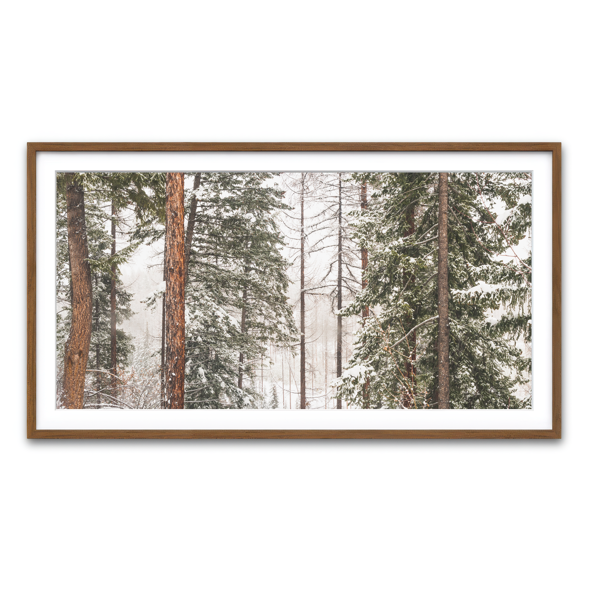 Framed Print 2x1 Walnut