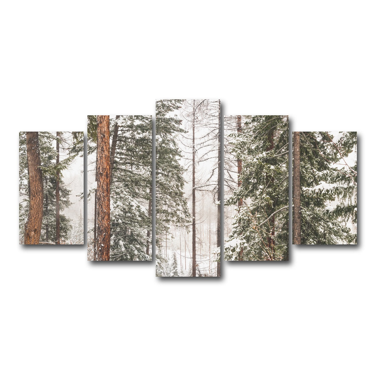 AUTO-MOCKUP WHITE | Snow in Lois Creek | 5 Piece | Gallery Wrap Canvas | group=5_normal