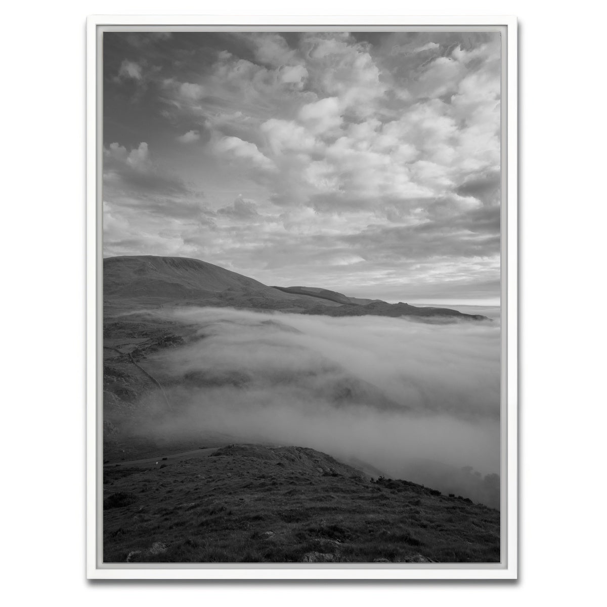 AUTO-MOCKUP WHITE | Snowdonia Mist | 1 Piece | White Framed Canvas | group=3x4