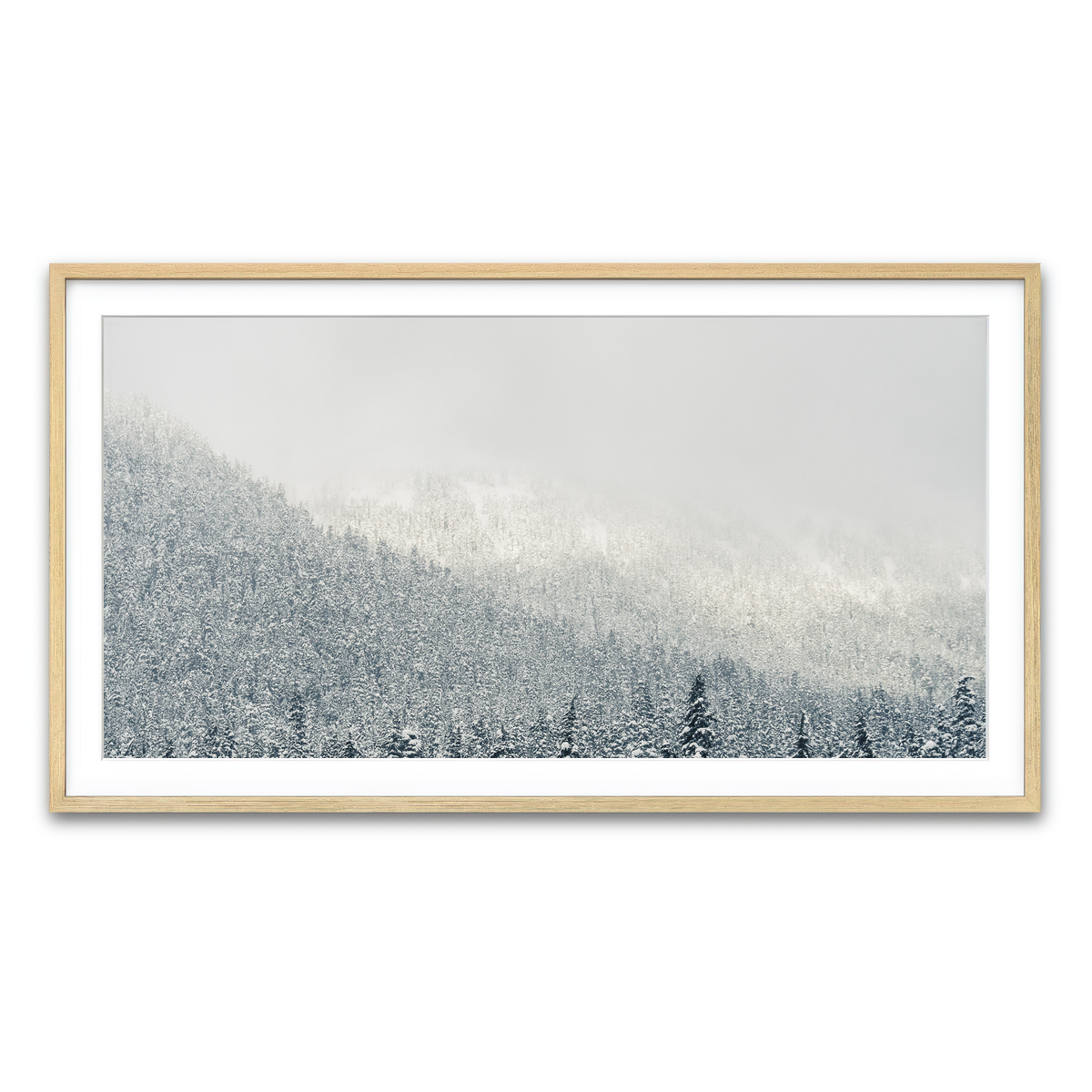 Framed Print 2x1 Natural