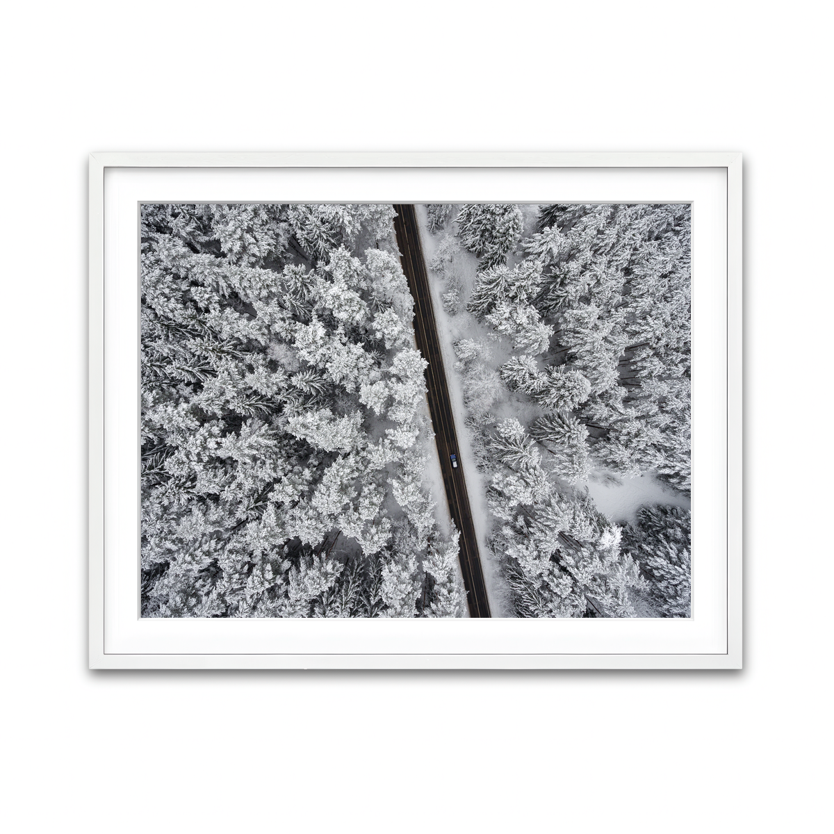 Framed Print 4x3 White