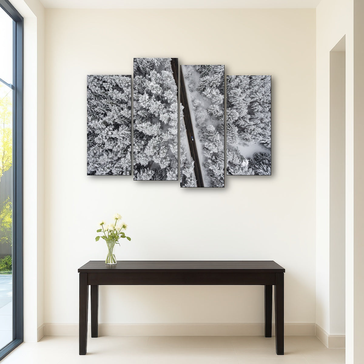 AUTO-MOCKUP ROOM | Snowy Road