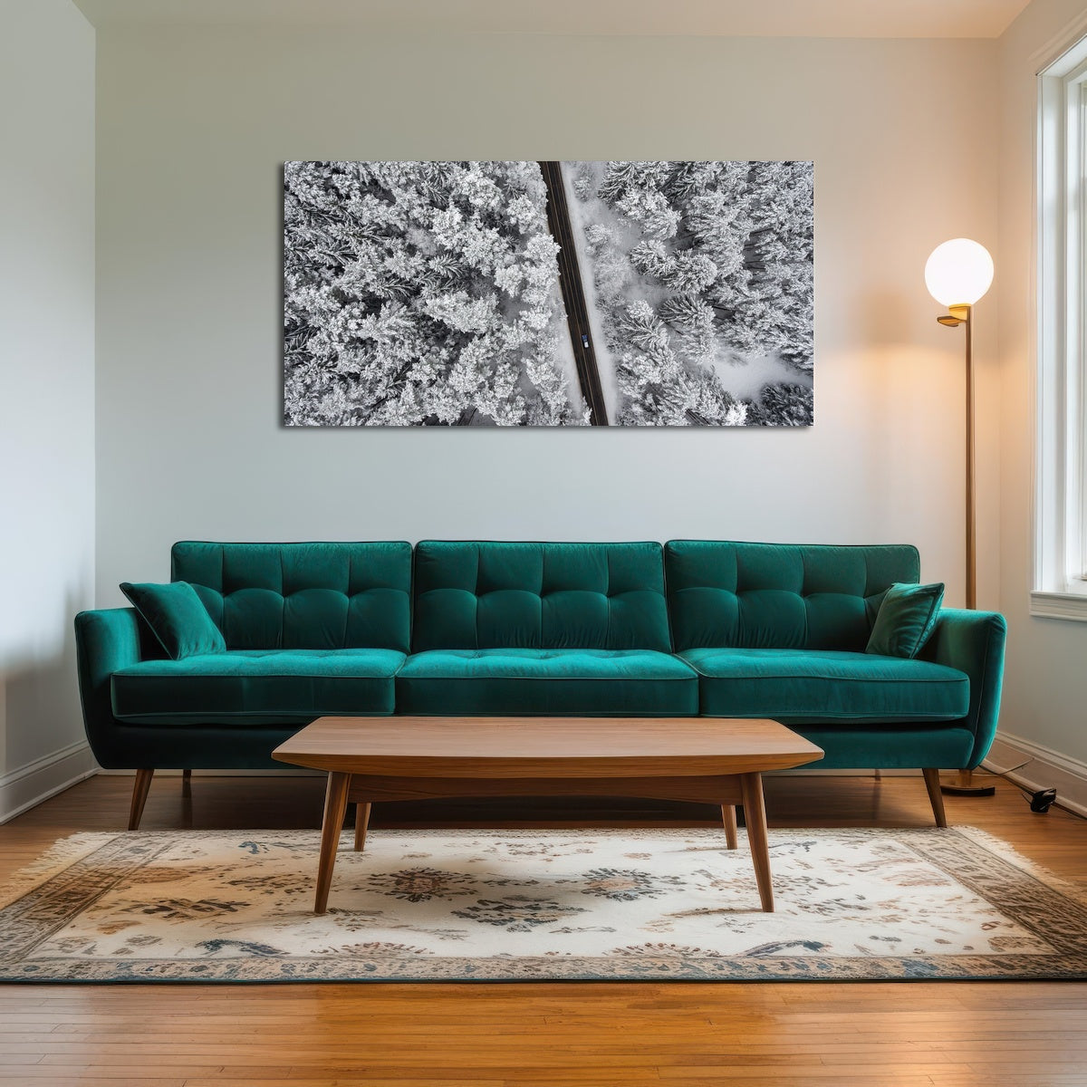 AUTO-MOCKUP ROOM | Snowy Road