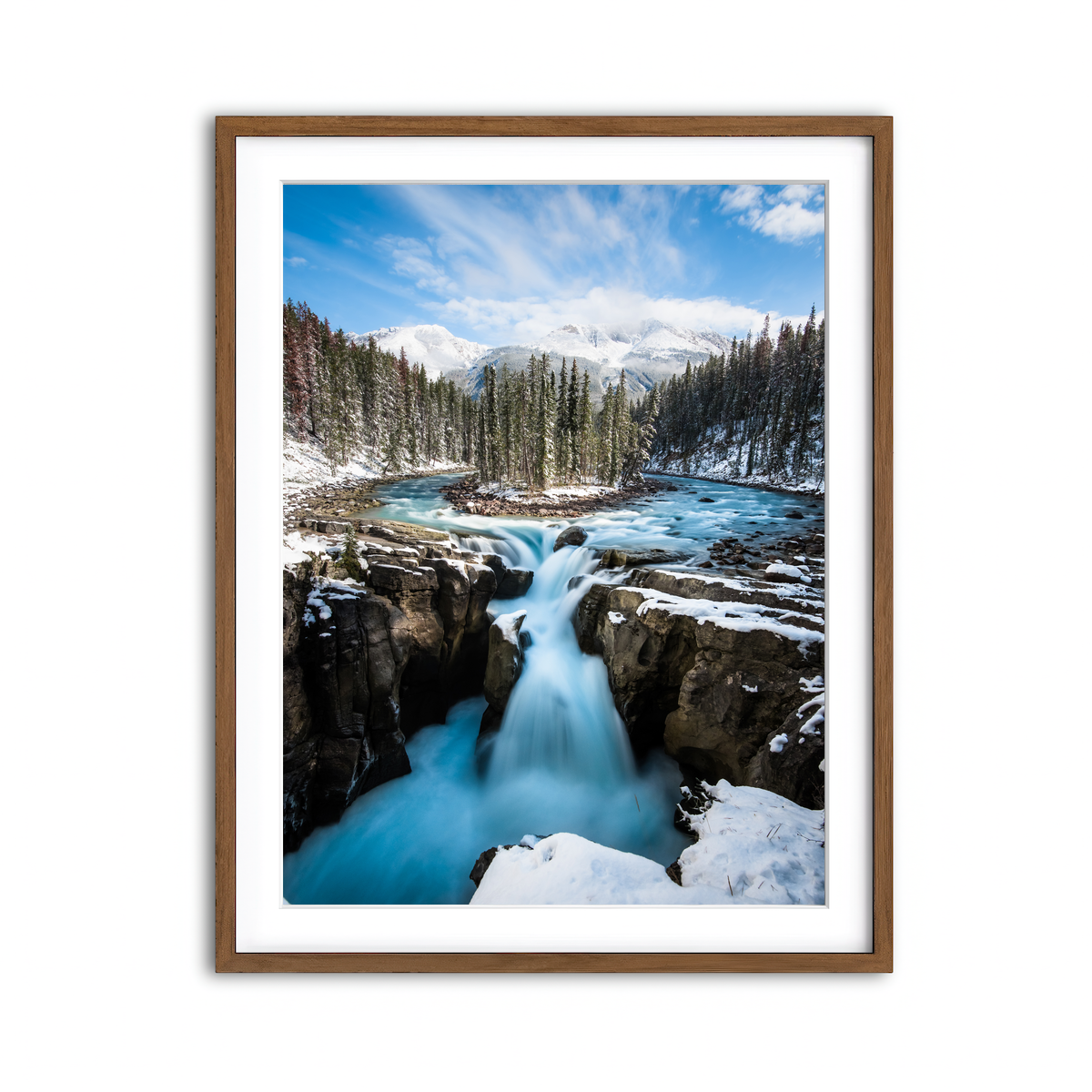 Framed Print 3x4 Walnut