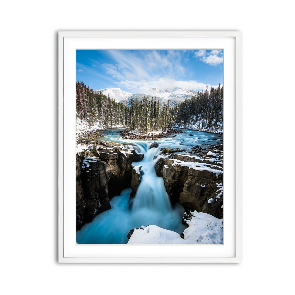 Framed Print 3x4 White