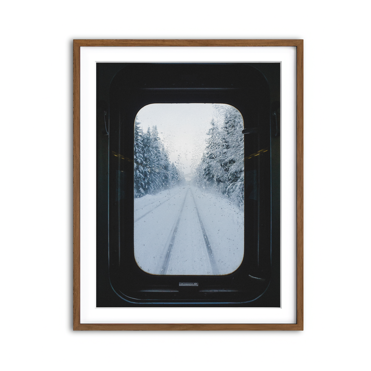 Framed Print 3x4 Walnut