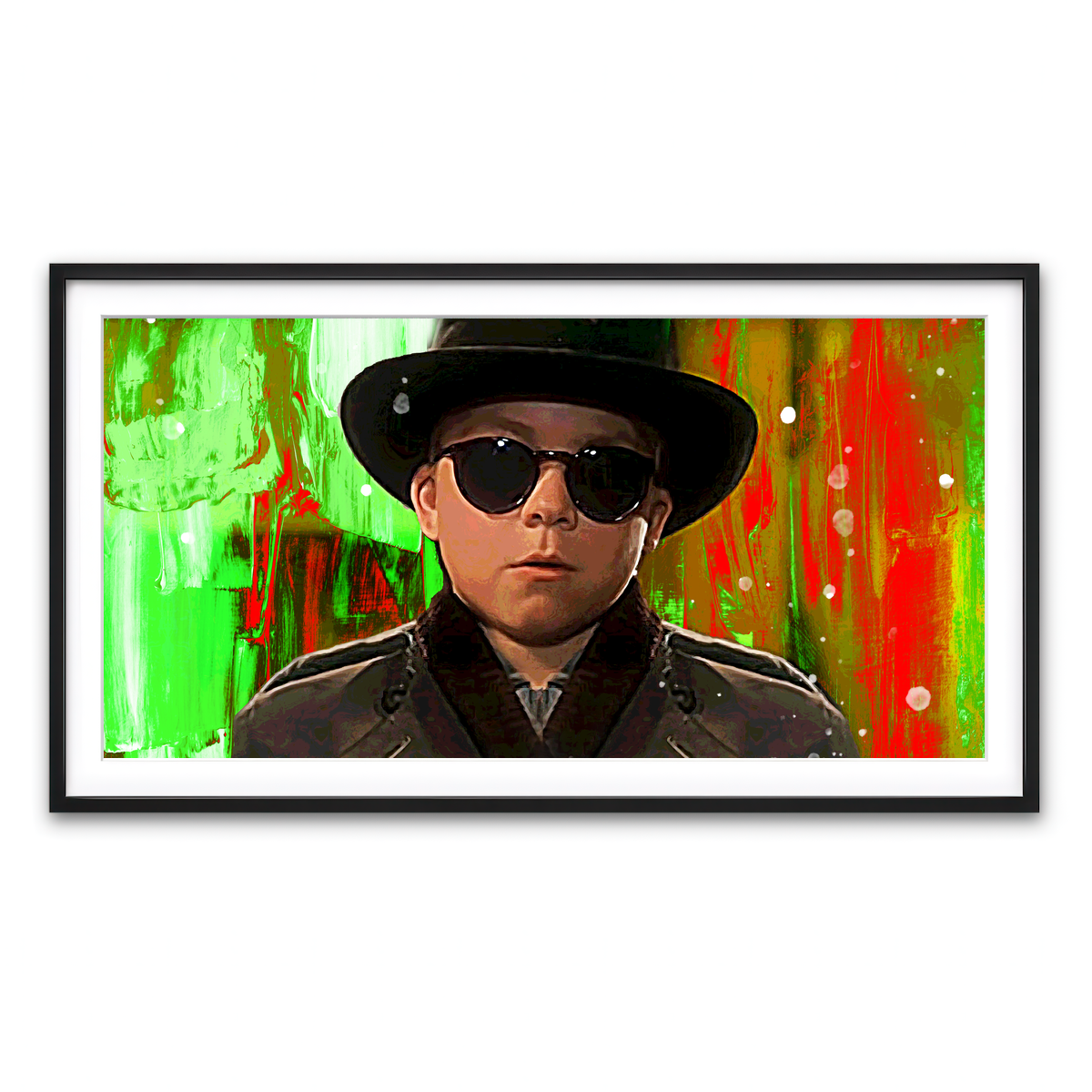 Framed Print 2x1 Black