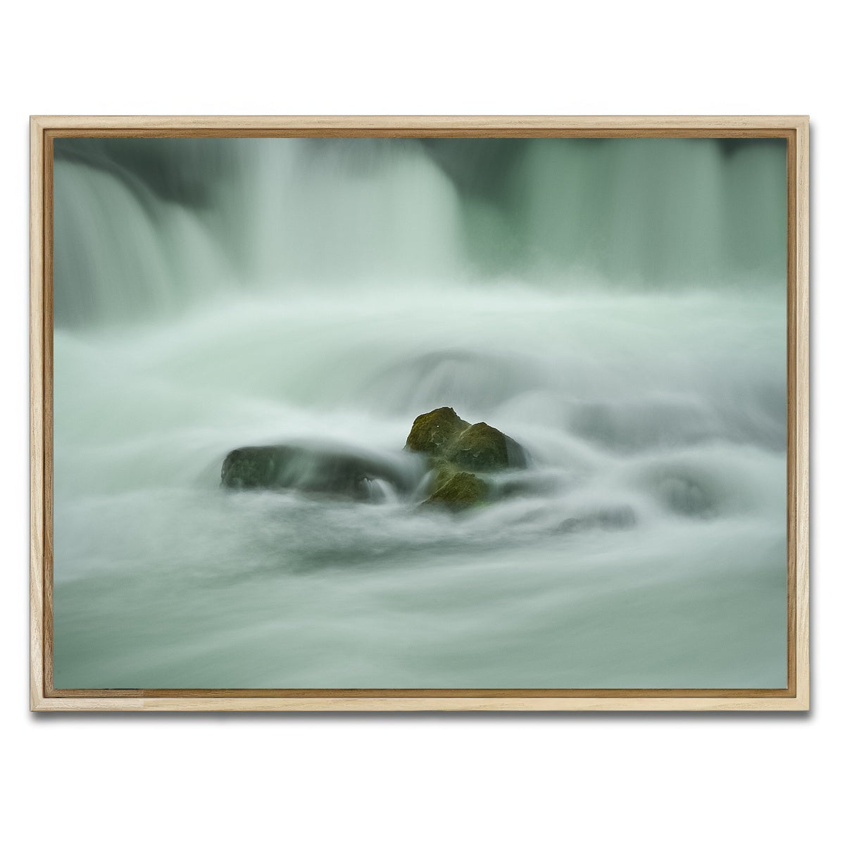 AUTO-MOCKUP WHITE | Soft Falls | 1 Piece | Natural Framed Canvas | group=4x3