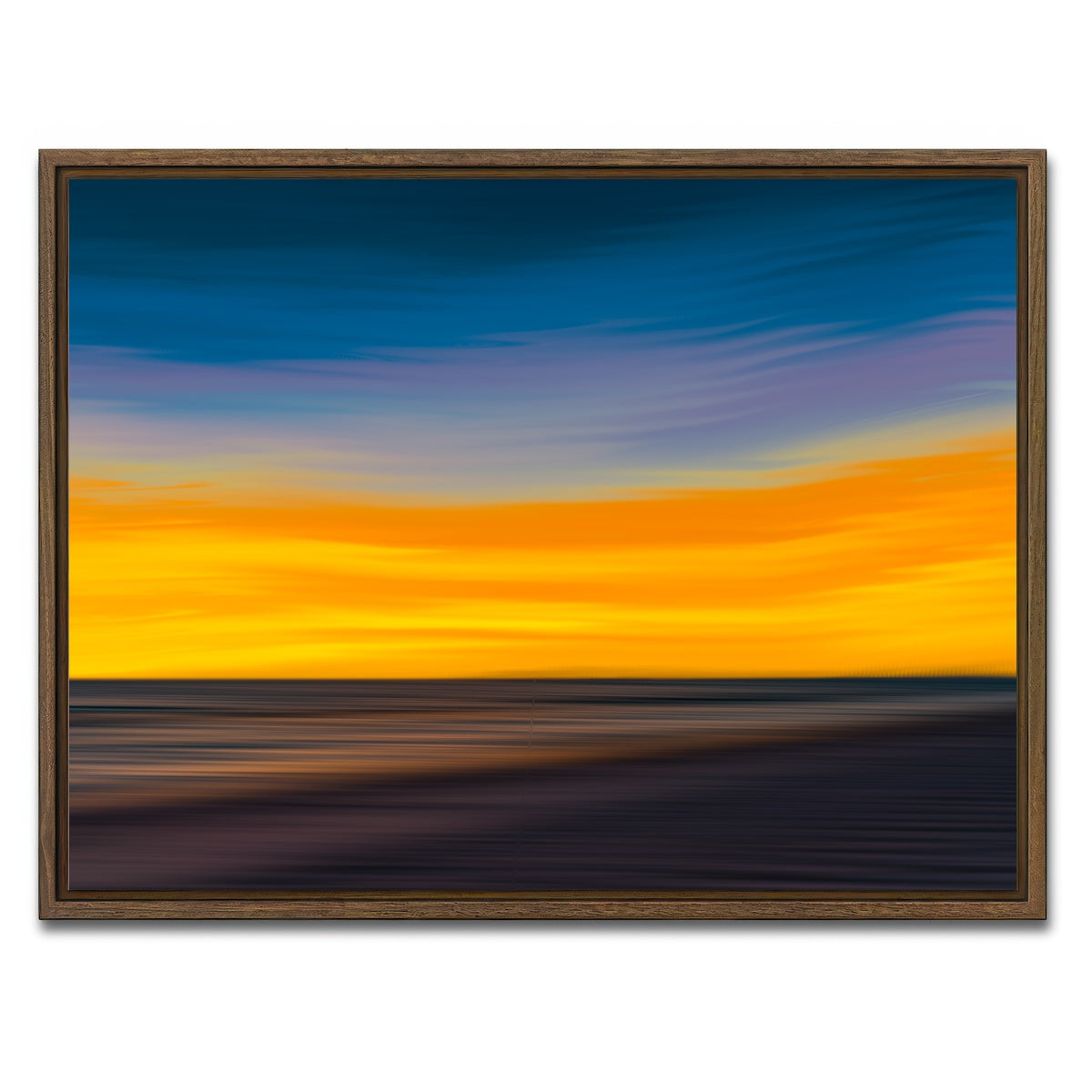 AUTO-MOCKUP WHITE | Soft Light | 1 Piece | Walnut Framed Canvas | group=4x3