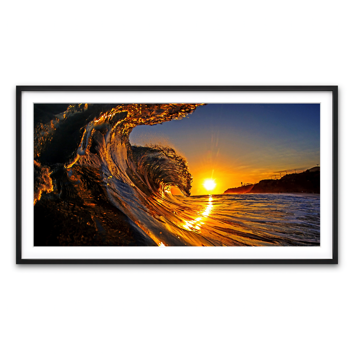Framed Print 2x1 Black