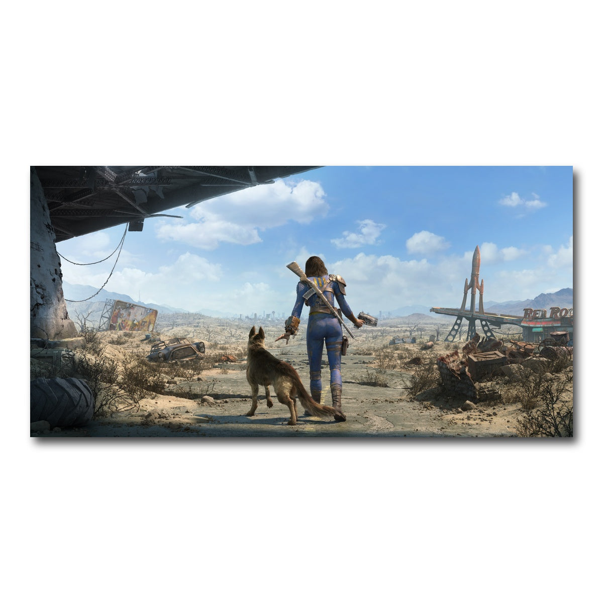 AUTO-MOCKUP WHITE | Sole Survivor Fallout | 1 Piece | Gallery Wrap Canvas | group=2x1