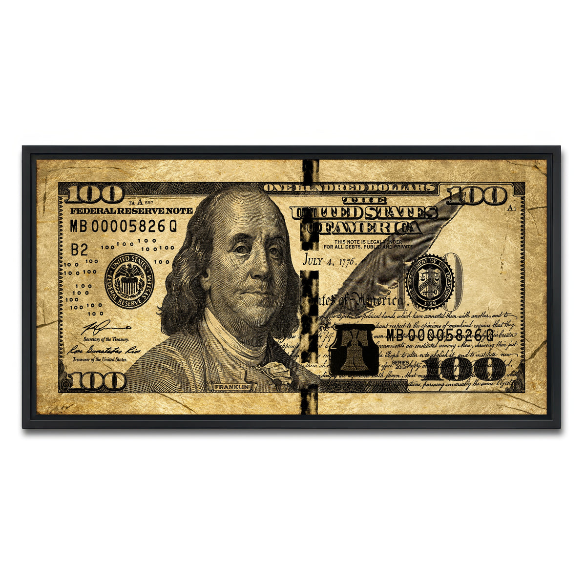 Solid Gold Benny Wall Art