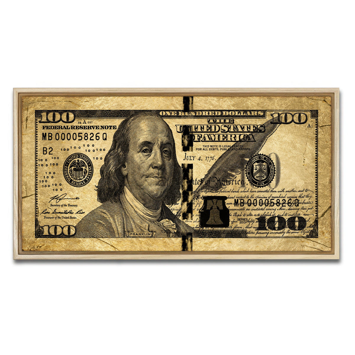 Solid Gold Benny Wall Art