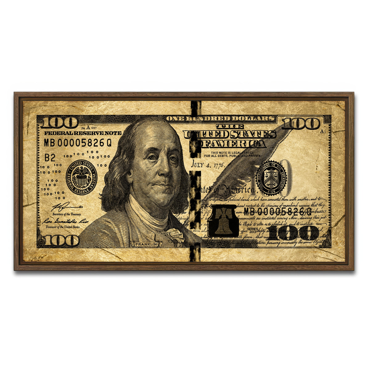 Solid Gold Benny Wall Art