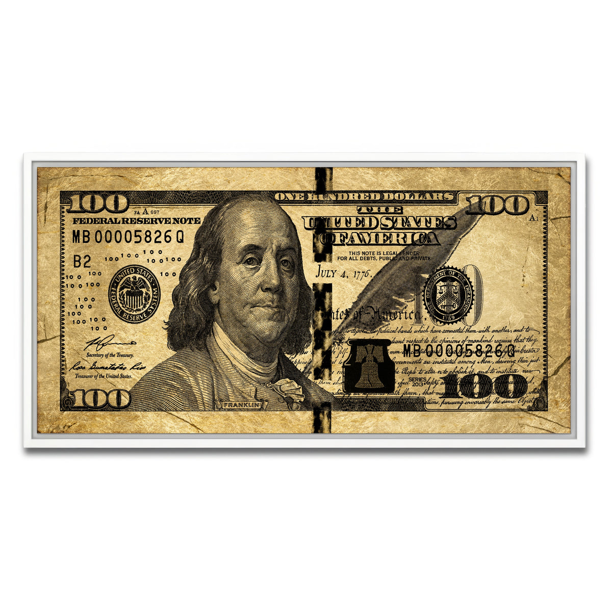 Solid Gold Benny Wall Art