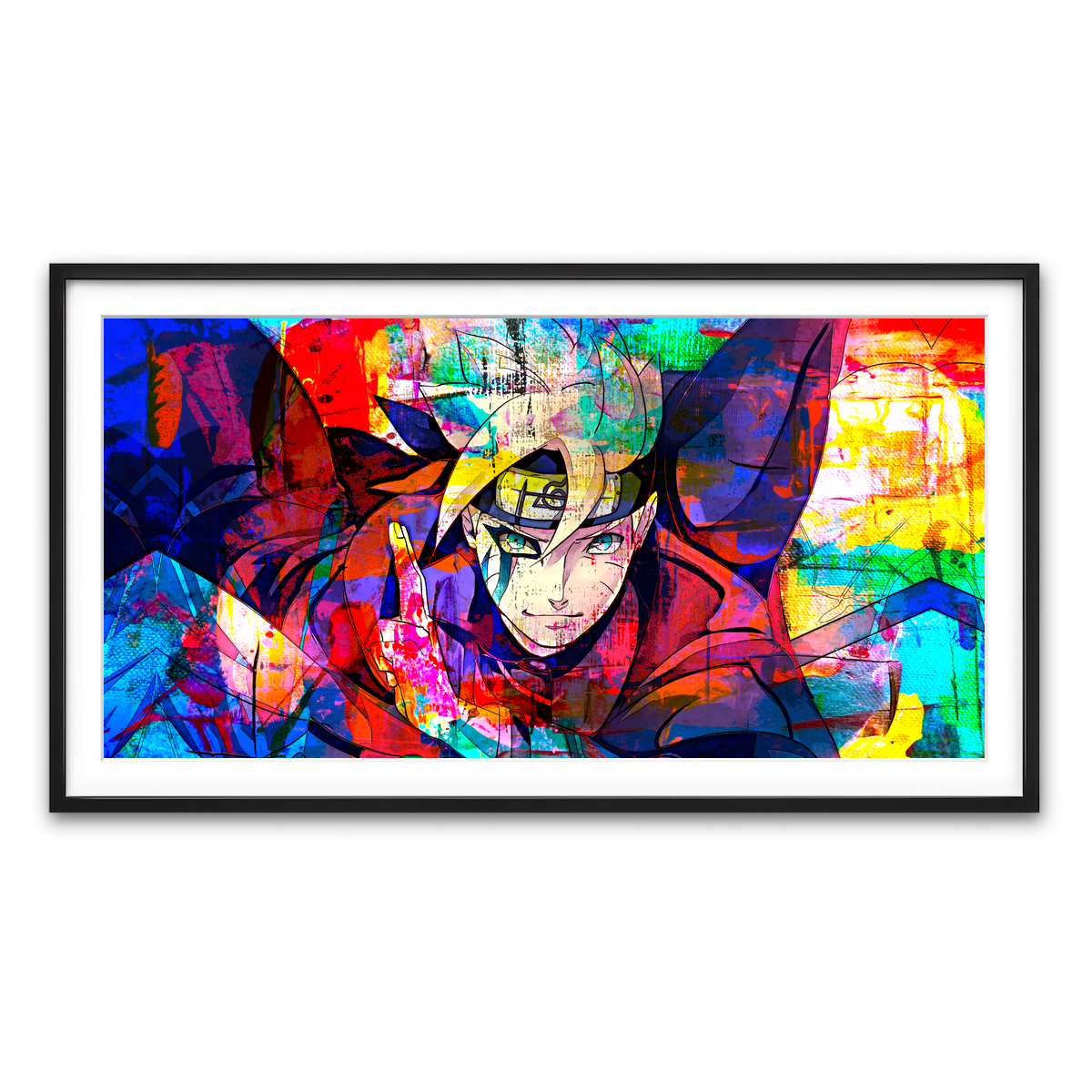 Framed Print 2x1 Black