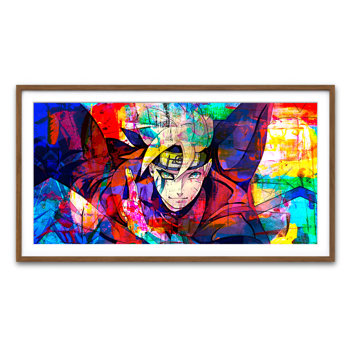 Framed Print 2x1 Walnut