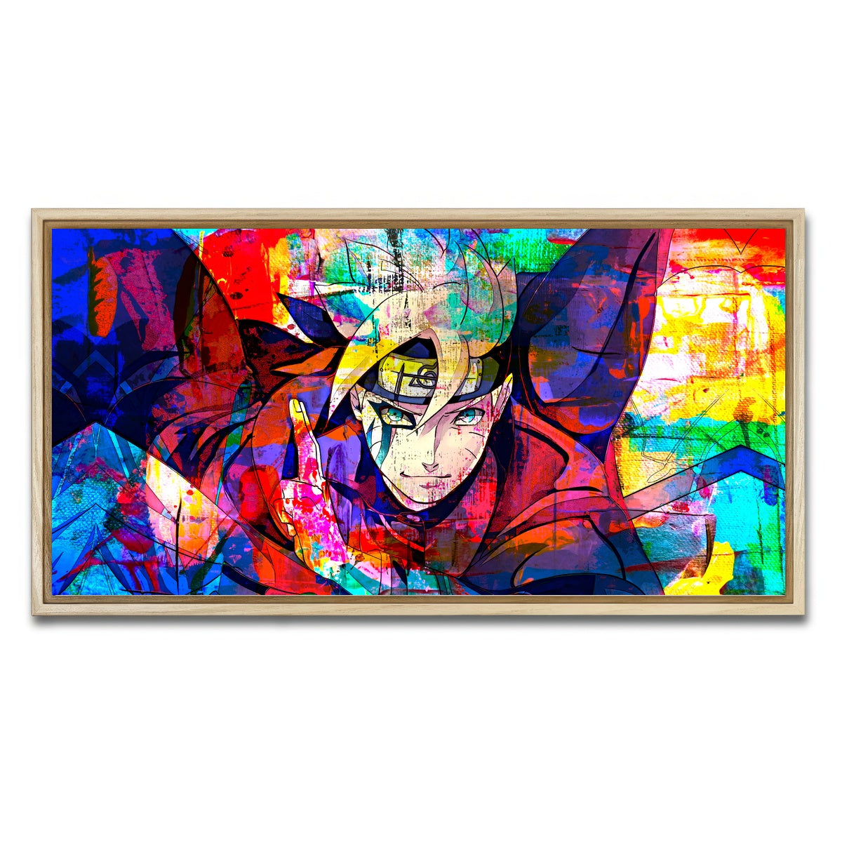 AUTO-MOCKUP WHITE | Son Of Hokage | 1 Piece | Natural Framed Canvas | group=2x1