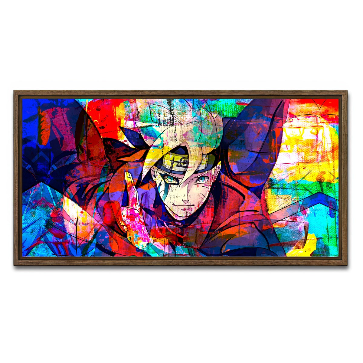 AUTO-MOCKUP WHITE | Son Of Hokage | 1 Piece | Walnut Framed Canvas | group=2x1