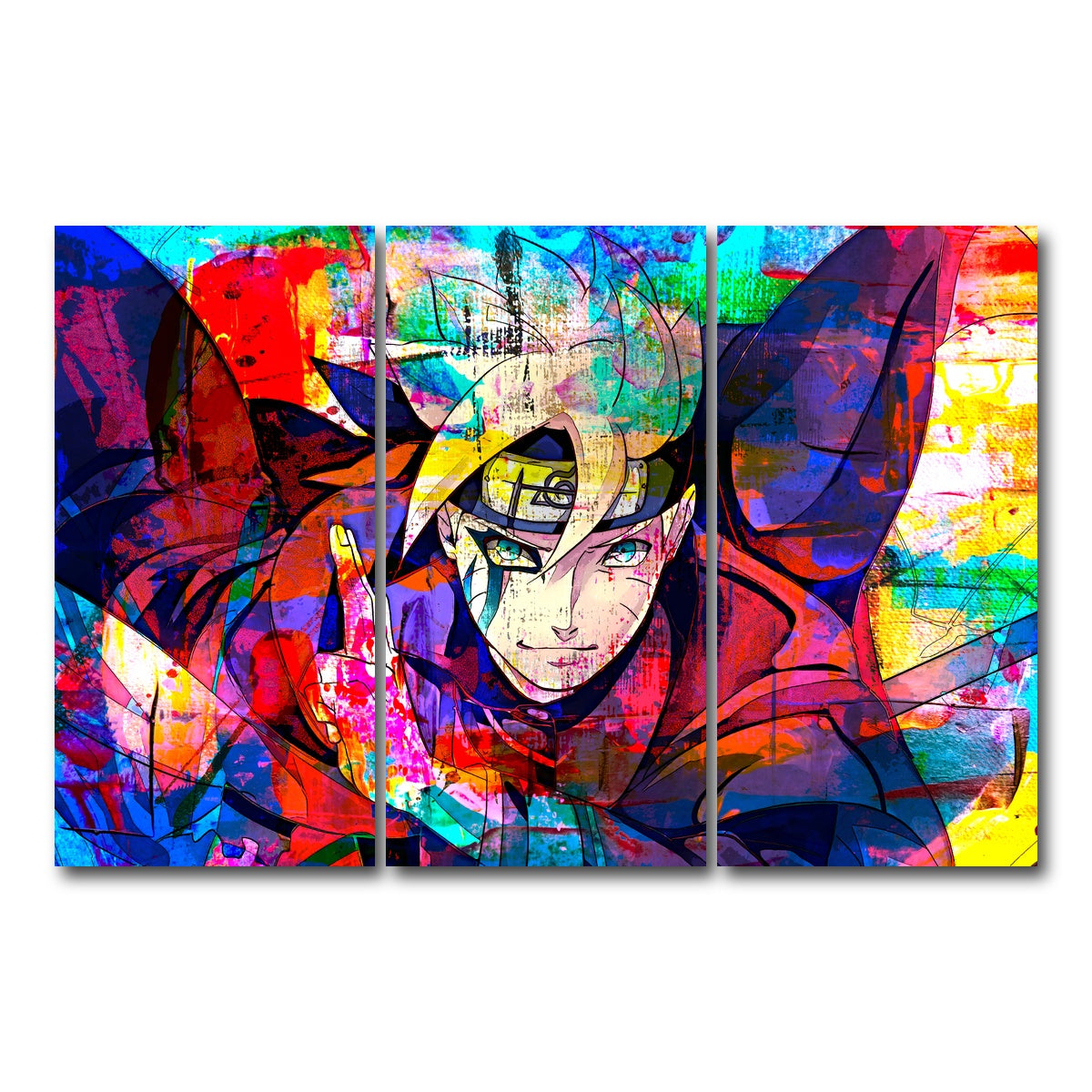AUTO-MOCKUP WHITE | Son Of Hokage | 3 Piece | Gallery Wrap Canvas | group=12x24