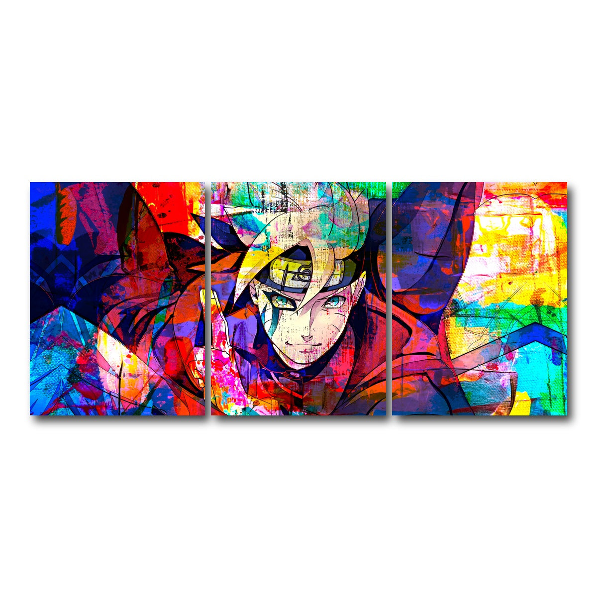 AUTO-MOCKUP WHITE | Son Of Hokage | 3 Piece | Gallery Wrap Canvas | group=18x24
