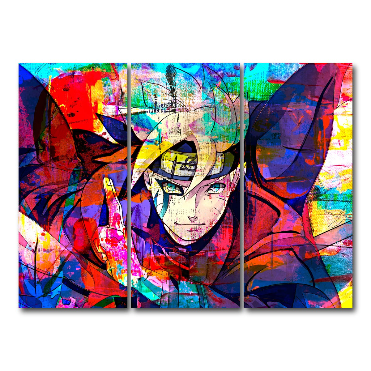 AUTO-MOCKUP WHITE | Son Of Hokage | 3 Piece | Gallery Wrap Canvas | group=8x18