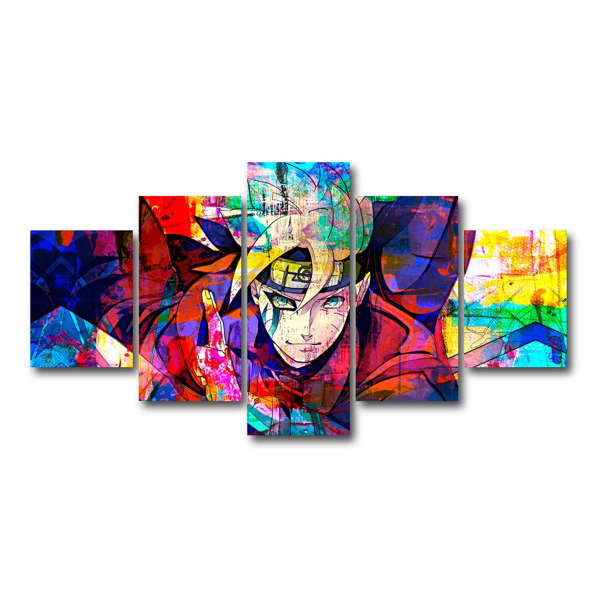 AUTO-MOCKUP WHITE | Son Of Hokage | 5 Piece | Gallery Wrap Canvas | group=5_short