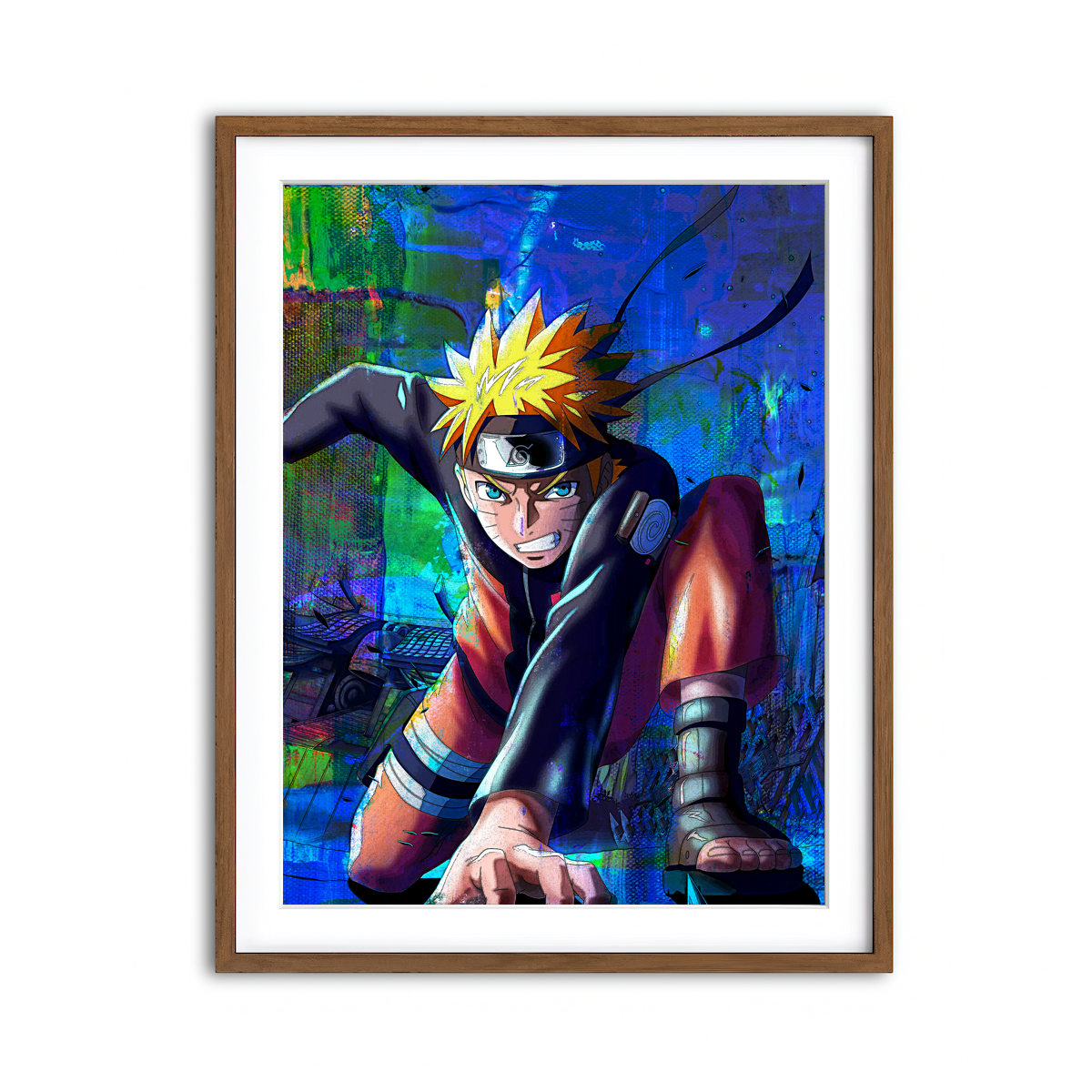 Framed Print 3x4 Walnut