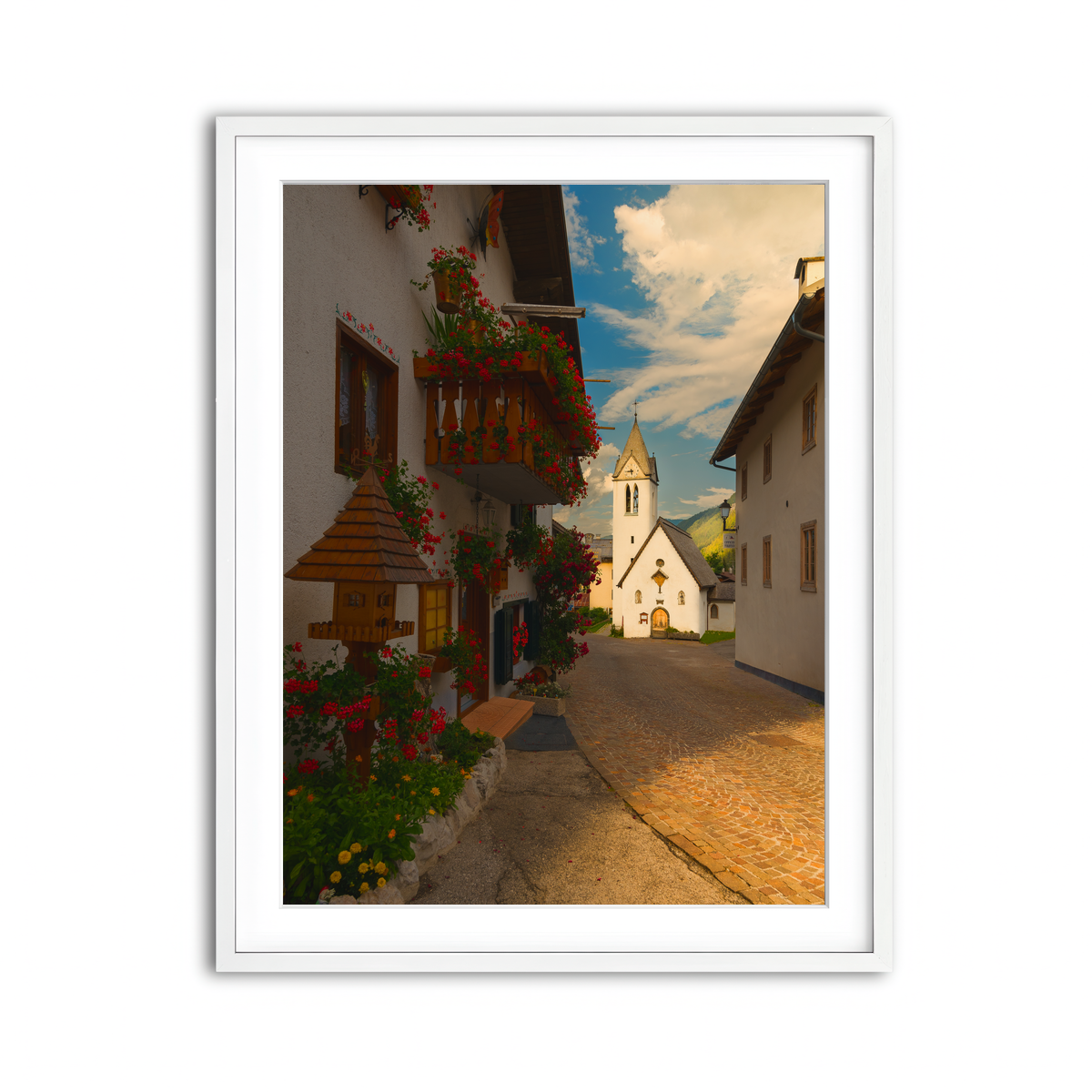 Framed Print 3x4 White