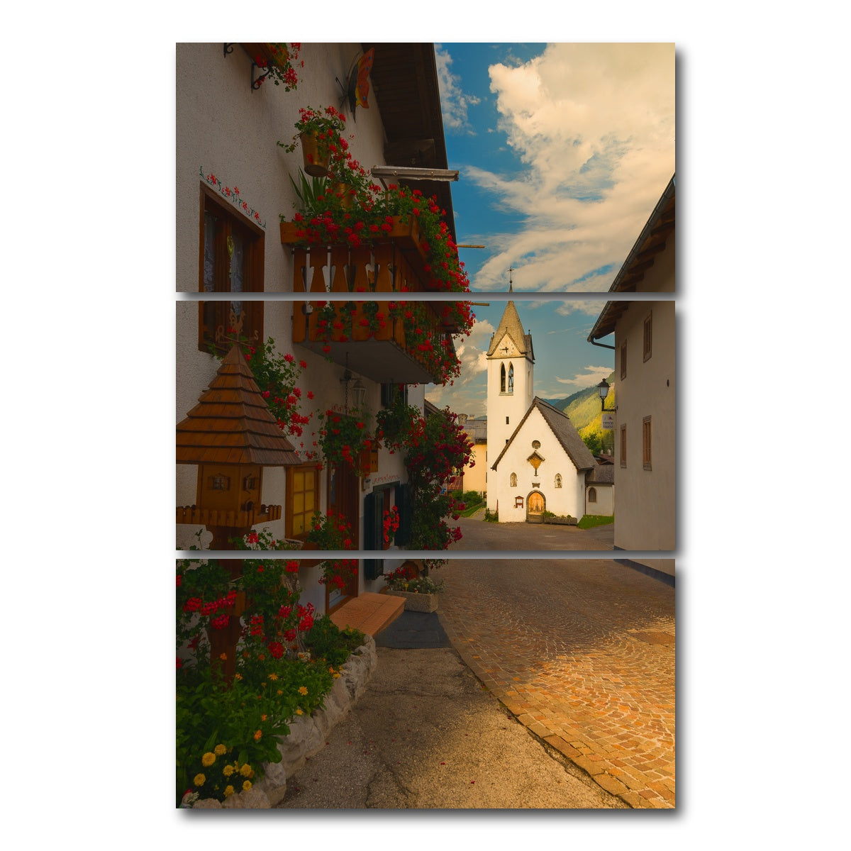 AUTO-MOCKUP WHITE | Sottoguda | 3 Piece | Gallery Wrap Canvas | group=12x24_stacked