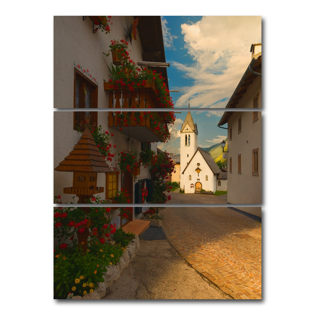 AUTO-MOCKUP WHITE | Sottoguda | 3 Piece | Gallery Wrap Canvas | group=8x18_stacked