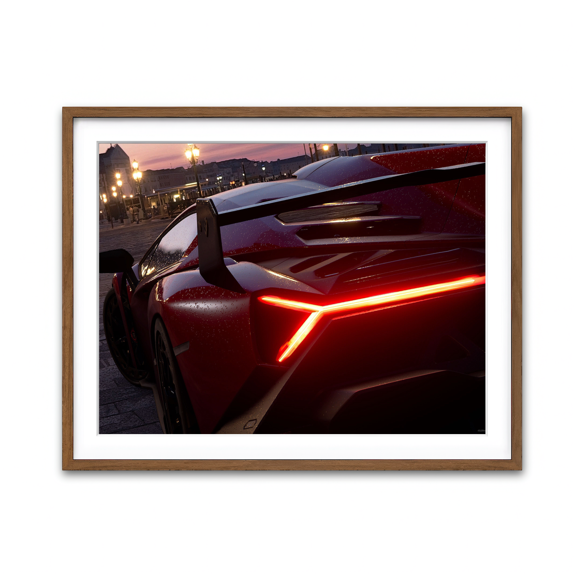 Framed Print 4x3 Walnut