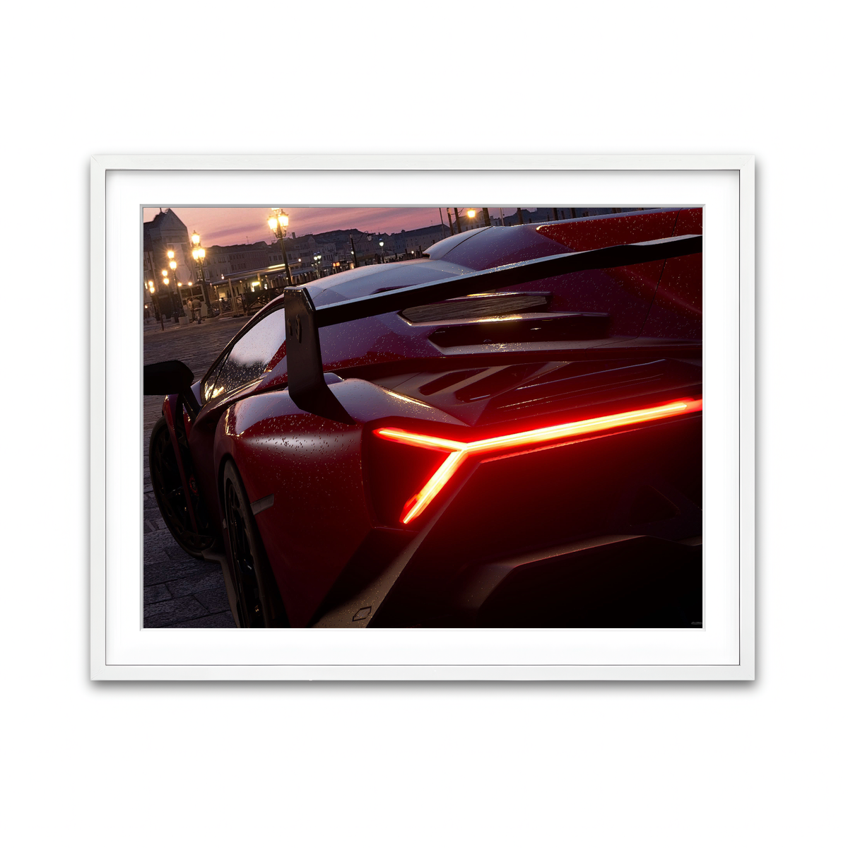 Framed Print 4x3 White