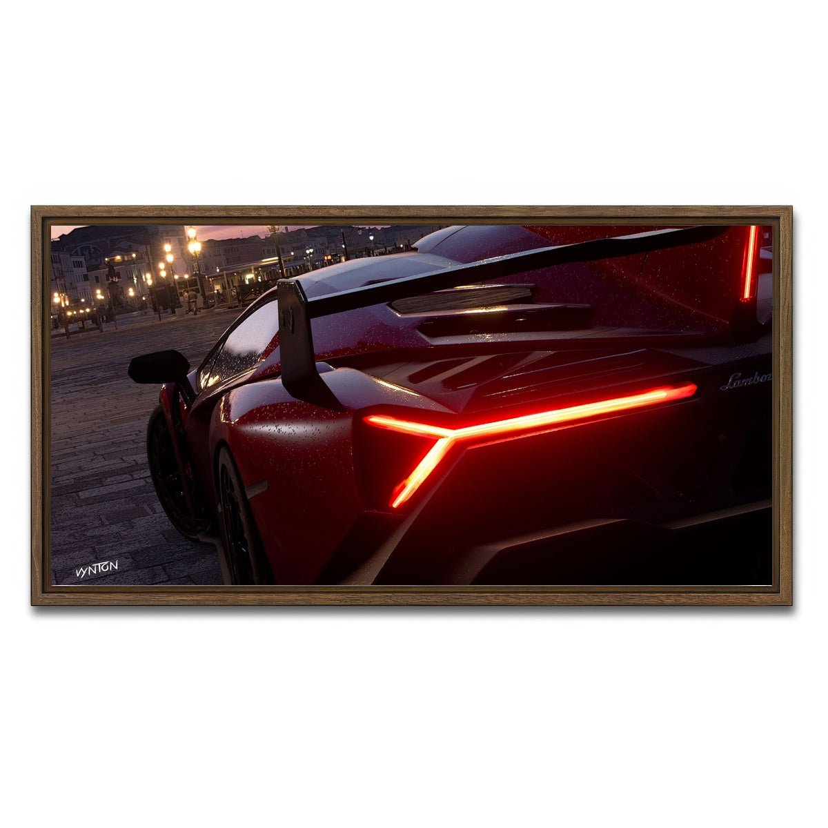 AUTO-MOCKUP WHITE | Soul Eater | 1 Piece | Walnut Framed Canvas | group=2x1