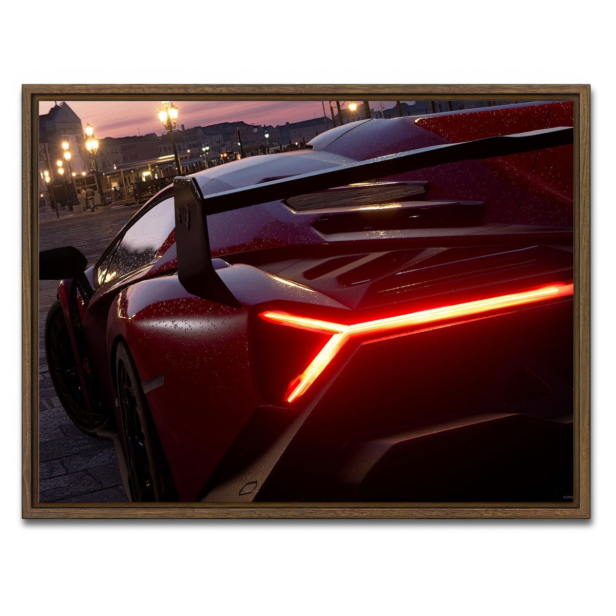 AUTO-MOCKUP WHITE | Soul Eater | 1 Piece | Walnut Framed Canvas | group=4x3