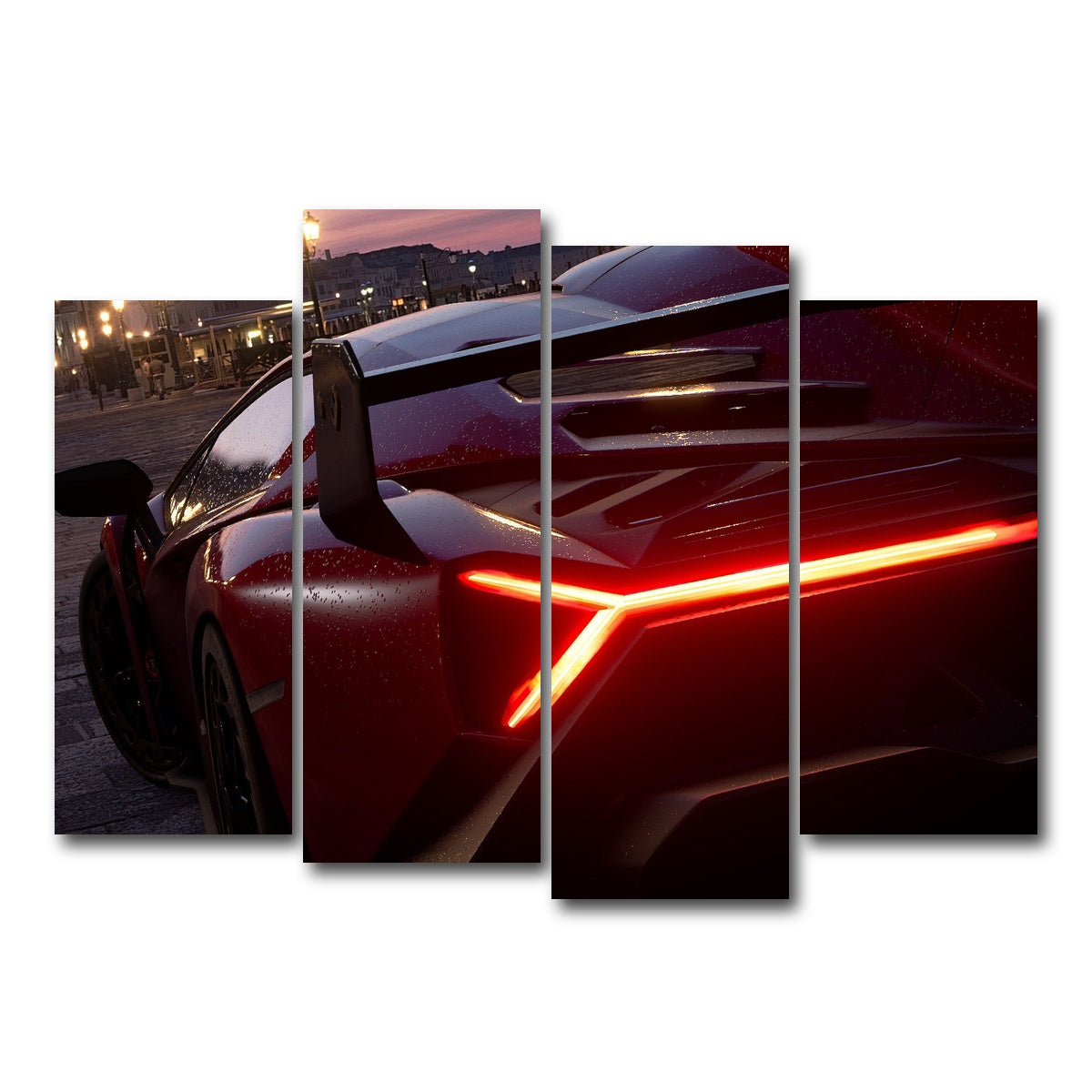 AUTO-MOCKUP WHITE | Soul Eater | 4 Piece | Gallery Wrap Canvas | group=4_normal