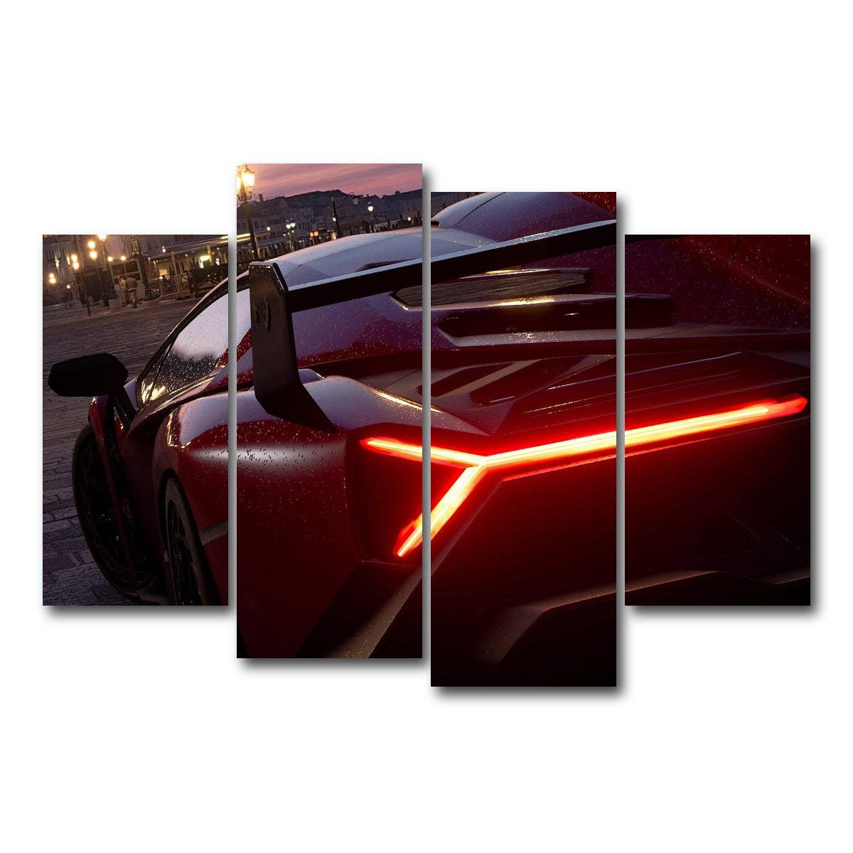 AUTO-MOCKUP WHITE | Soul Eater | 4 Piece | Gallery Wrap Canvas | group=4_short