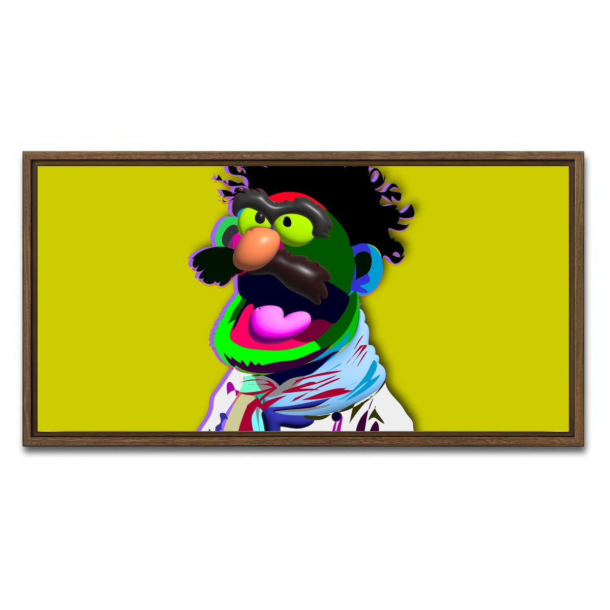 AUTO-MOCKUP WHITE | Soup Nazi | 1 Piece | Walnut Framed Canvas | group=2x1